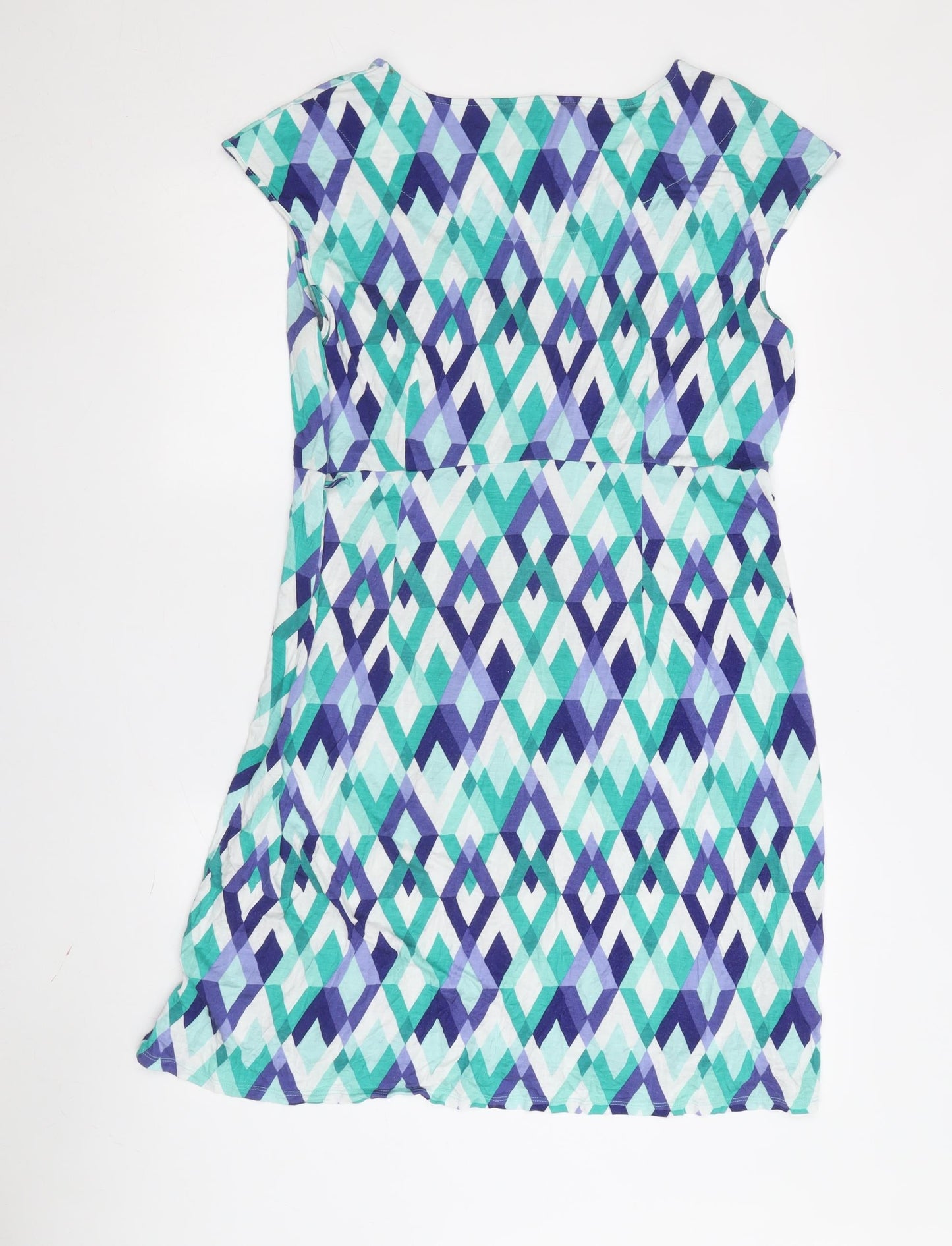 Principles Women's Geometric Viscose Cap Sleeve Dress