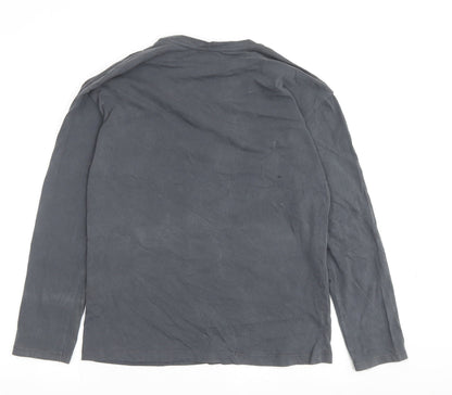 Zara Boys Grey Long Sleeve Basic T-Shirt 11-12 Years