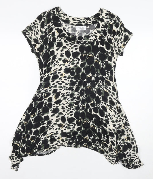 Wallis Womens Petite M Multicoloured Animal Print Dress