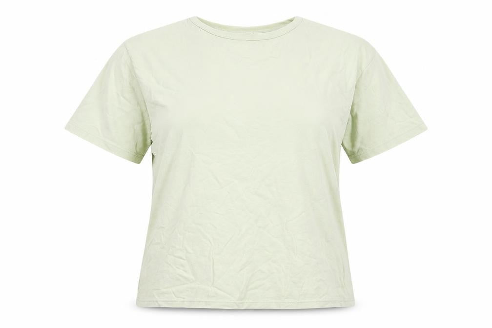 EWM Women's Green T-Shirt L Basic Casual