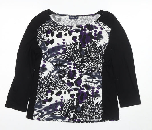 Saloos Women's Multicoloured Animal Print Top