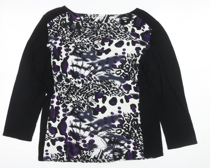 Saloos Women's Multicoloured Animal Print Top