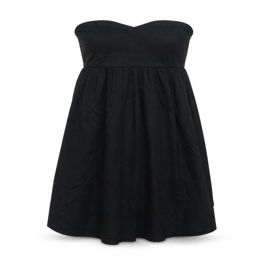 Front view of Only Women's Black Tube Dress -, size M, Casual