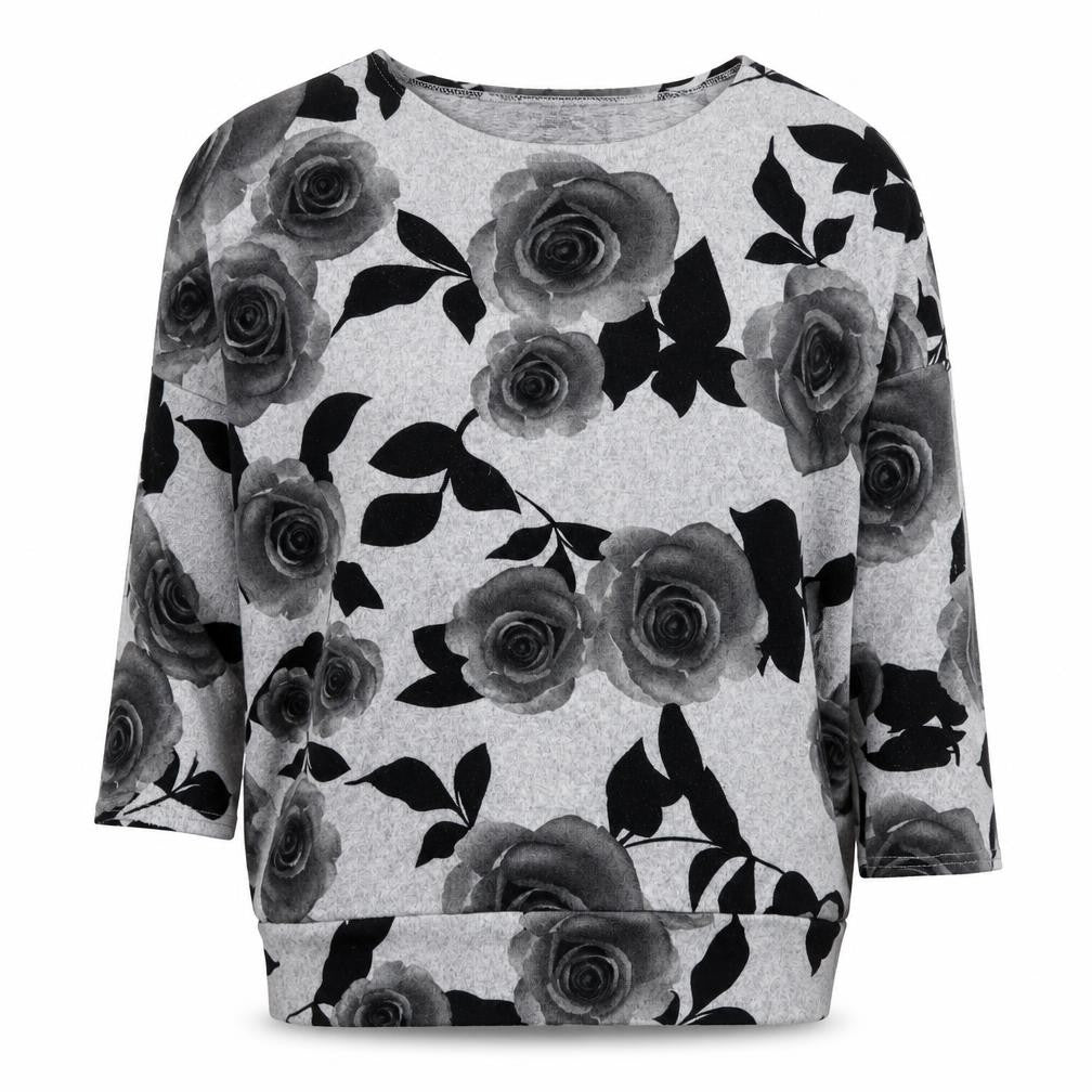 Apricot Women's Multicoloured Floral Jersey Top