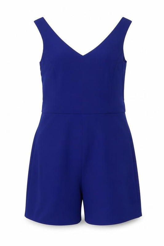 Zara Women's Blue Sleeveless Jumpsuit Size 12