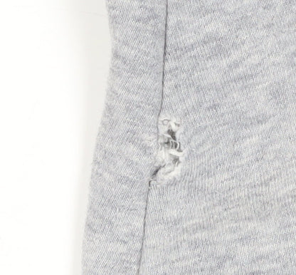 Levi's Men's Grey Medium Logo Pullover Hoodie