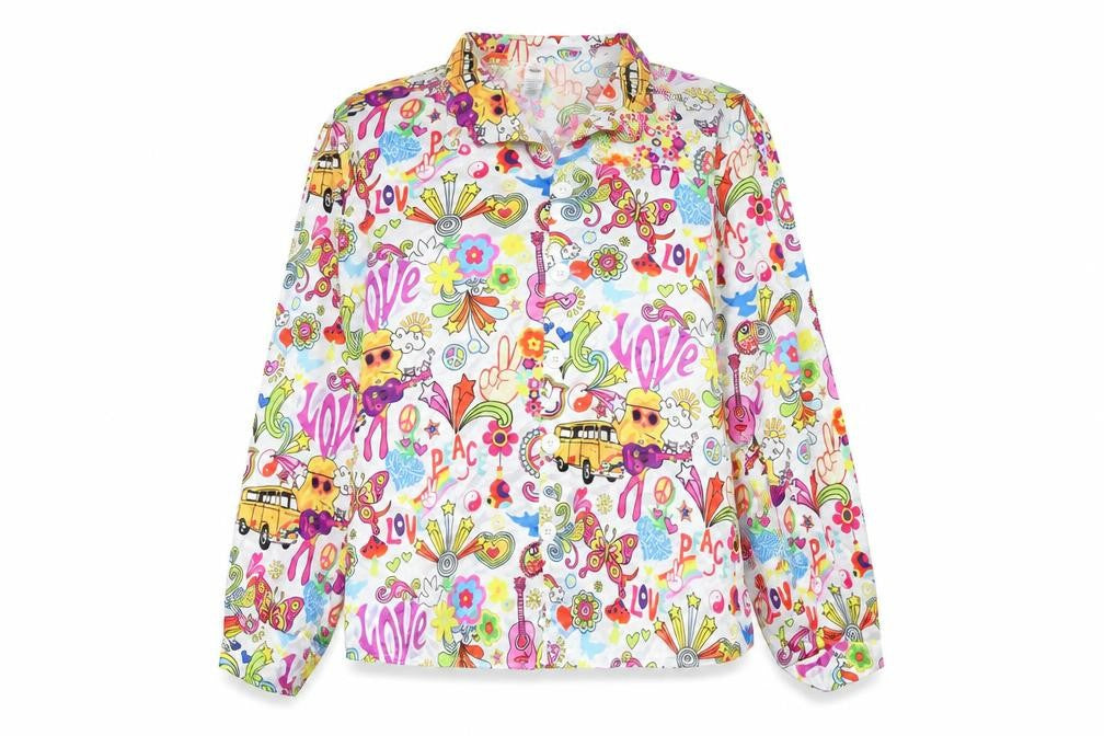 Smiffys Women's Multicoloured XL Retro Blouse