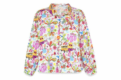Smiffys Women's Multicoloured XL Retro Blouse