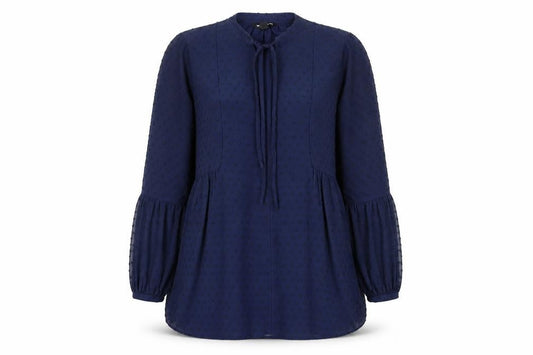 Whistles Women's Blue Tunic Blouse Size 8