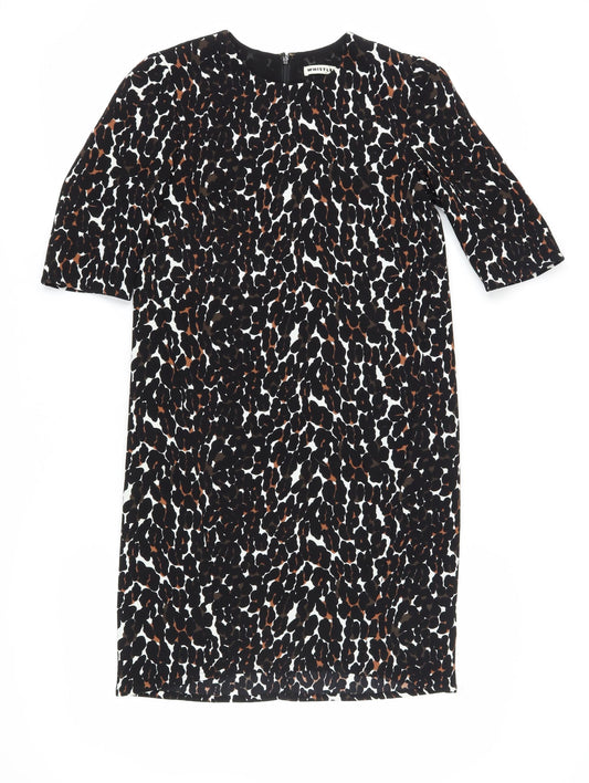 Whistles Women's Animal Print Sheath Dress UK 6
