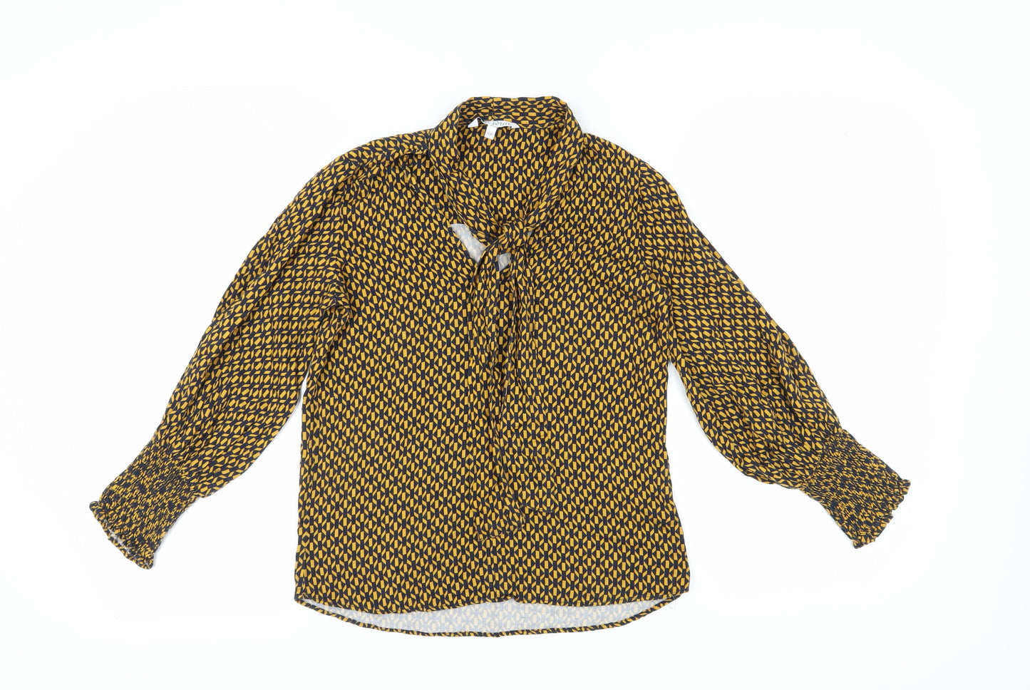 Next Women's Multicoloured Geometric Blouse, Size 10