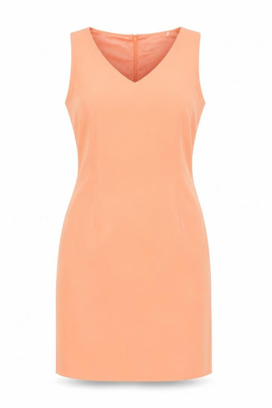 Casual Corner Women's Orange Sheath Dress Size 8