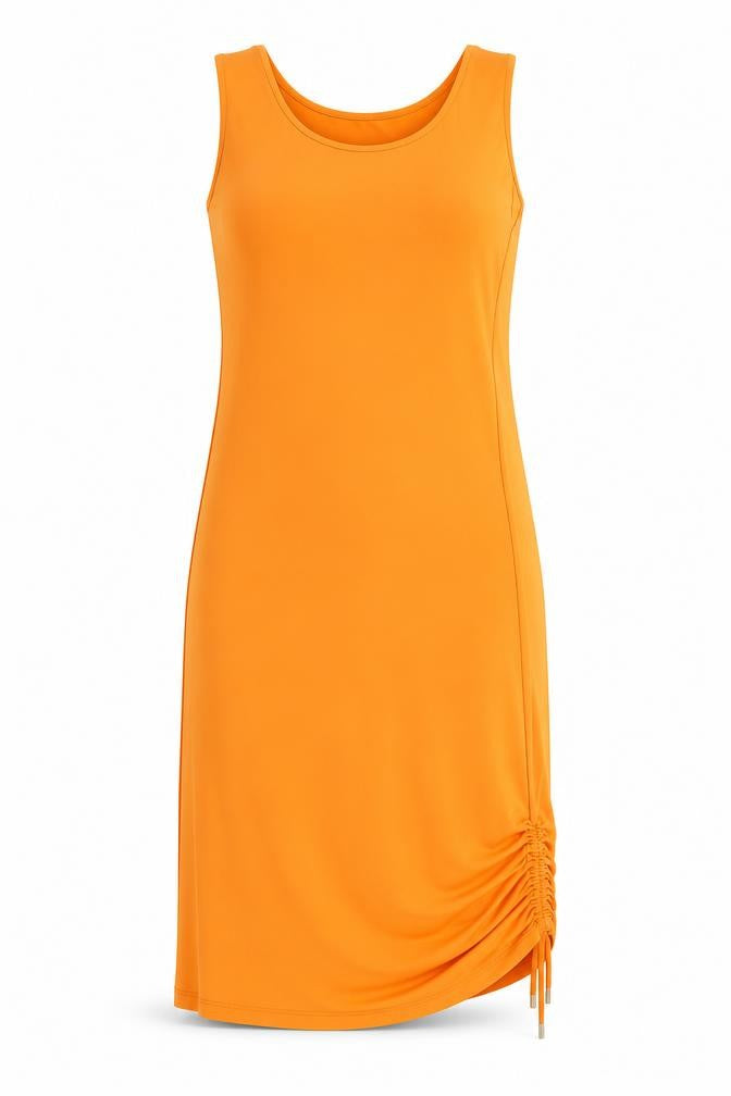 FS Women's Orange Midi Slip Dress Size M