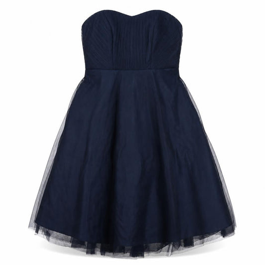 Monsoon Women's Blue A-Line Midi Formal Dress Size 8