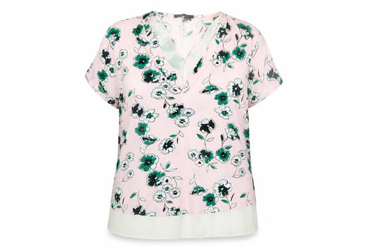 Marks and Spencer Women's Pink Floral Blouse XS