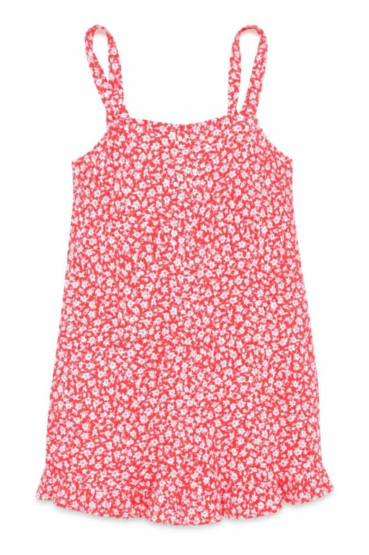 New Look Women's Red Floral Slip Dress, Size 10