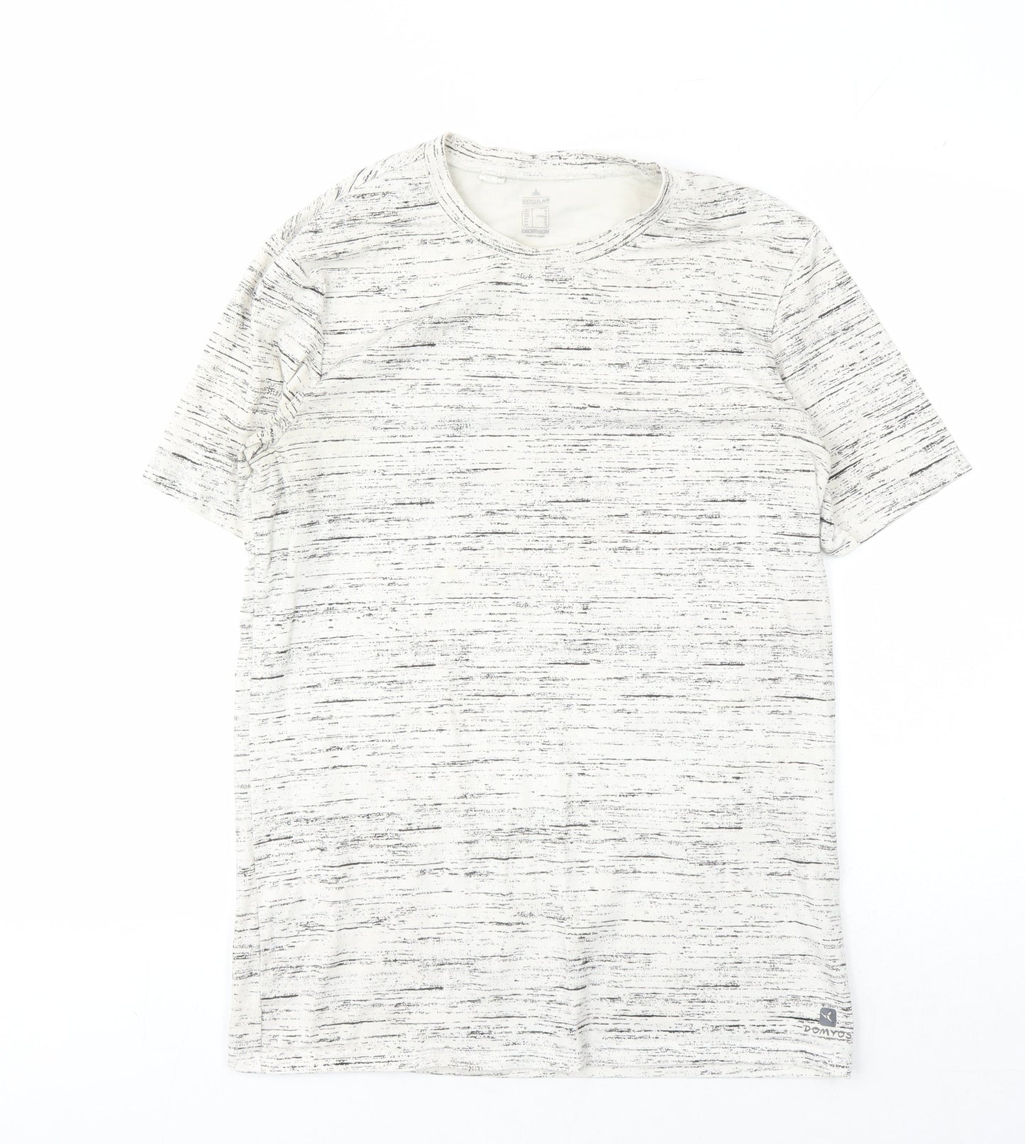 Decathlon Men's Grey M T-Shirt Regular Fit