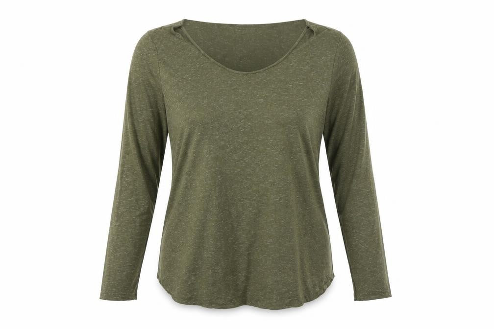 Vero Moda Women's XL Green Basic Long Sleeve T-Shirt