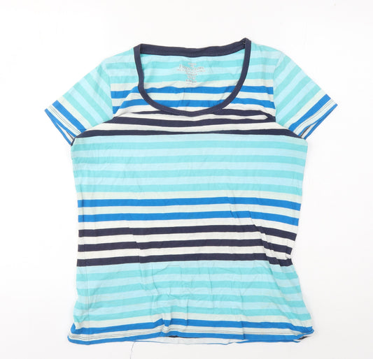 Faded Glory Women's Multicoloured Striped T-Shirt S