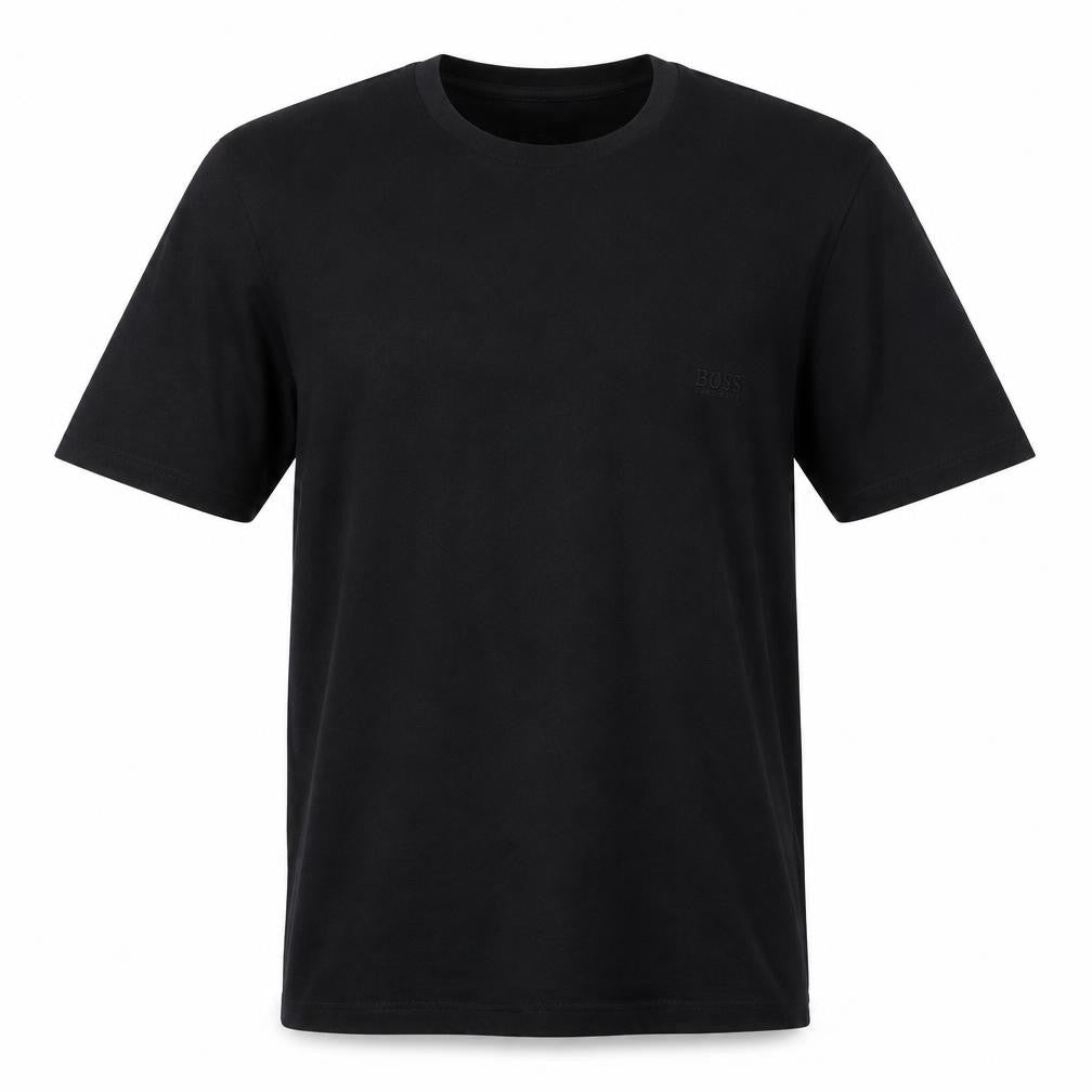 Hugo Boss Men's Black L T-Shirt, Crew Neck, Cotton
