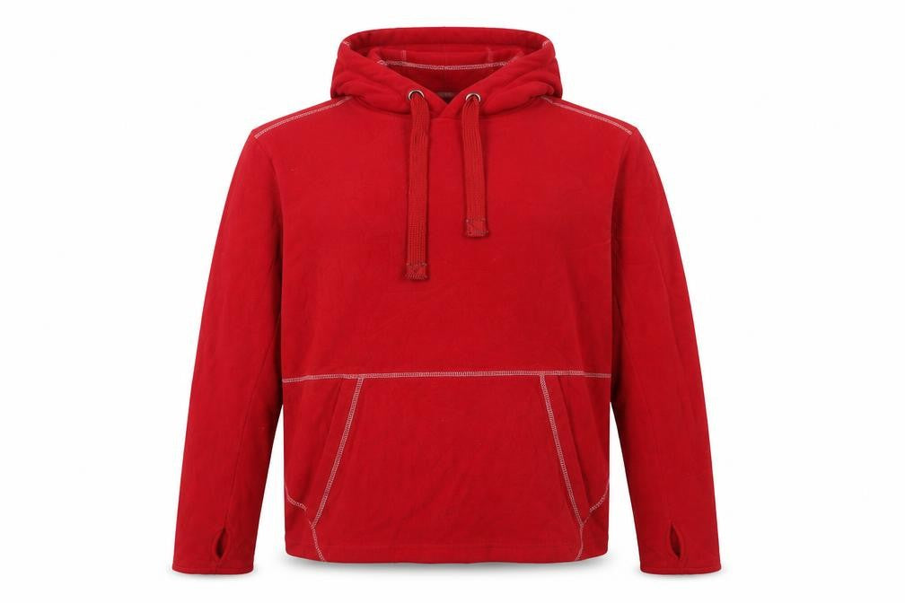 Crane Unisex Red Pullover Hoodie M