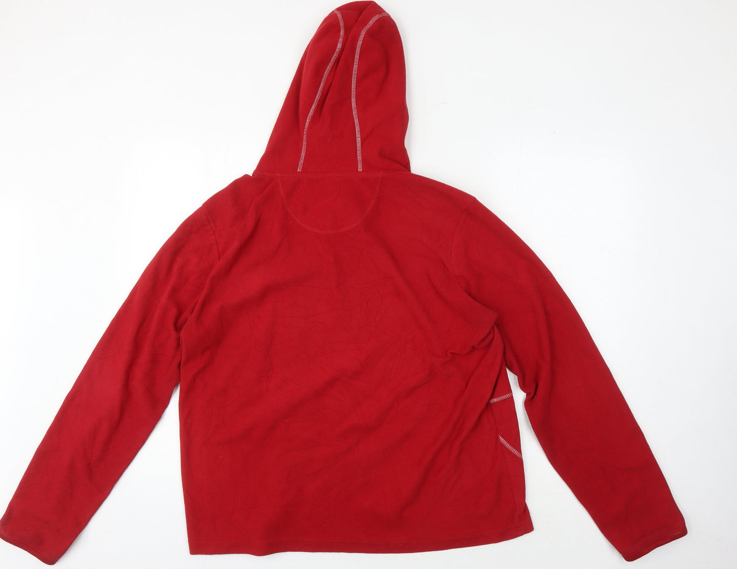 Crane Unisex Red Pullover Hoodie M