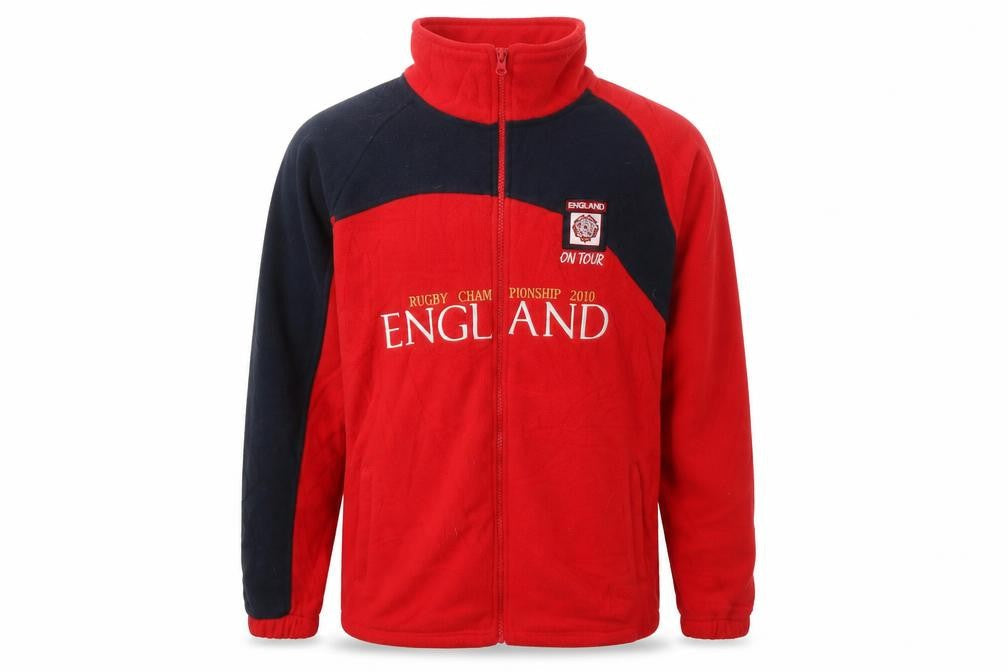 Men's Red Full Zip Basic Jacket, Size L, England Theme
