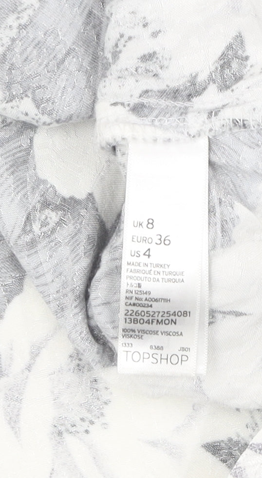 Topshop Women's Multicoloured Floral Camisole Tank 8