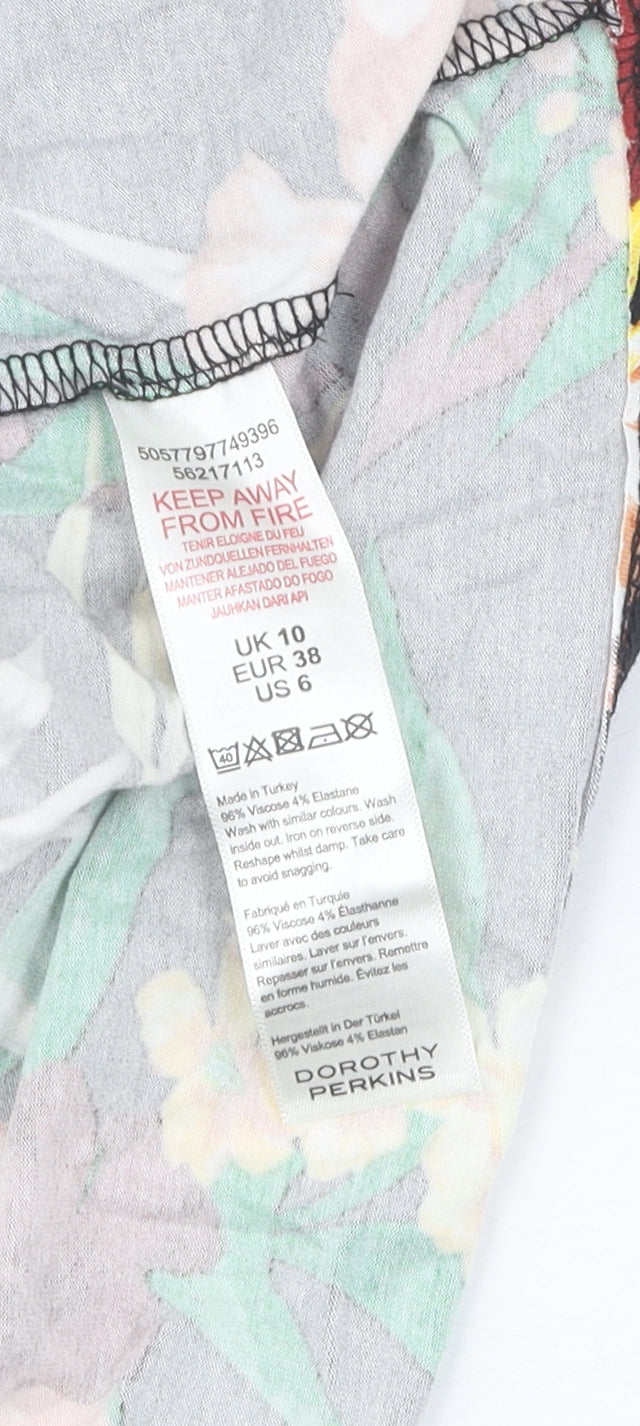 Dorothy Perkins Floral Blouse Women Size 10 Multicoloured