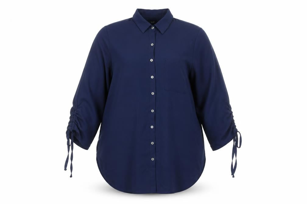 Dorothy Perkins Women's Blue Button-Up Shirt UK 12
