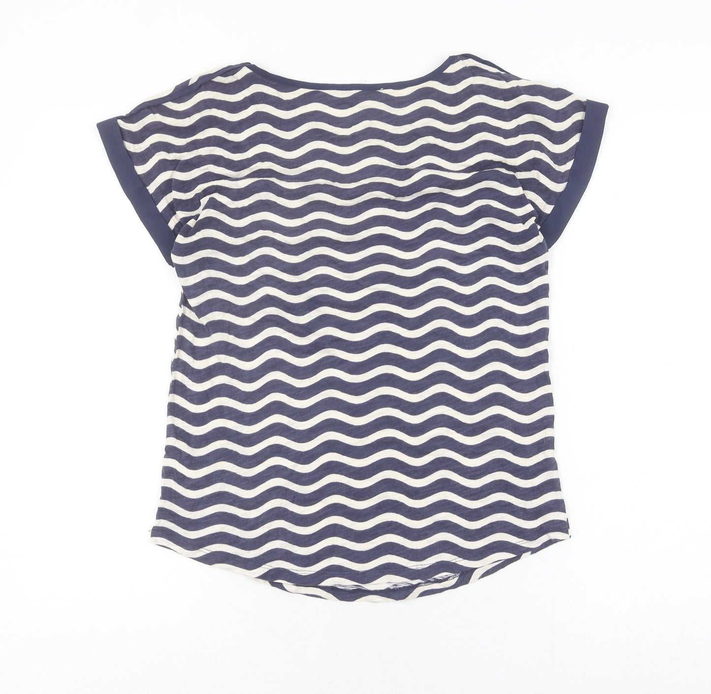 Oasis Women's Blue T-Shirt, Size S, Casual Autumn Wear