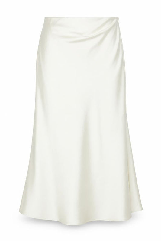 Zara Women's Ivory Zip Skirt XXL No Pattern