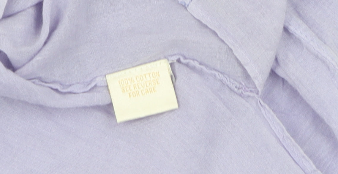 Geisha Girl Women's Purple Tunic Blouse, L