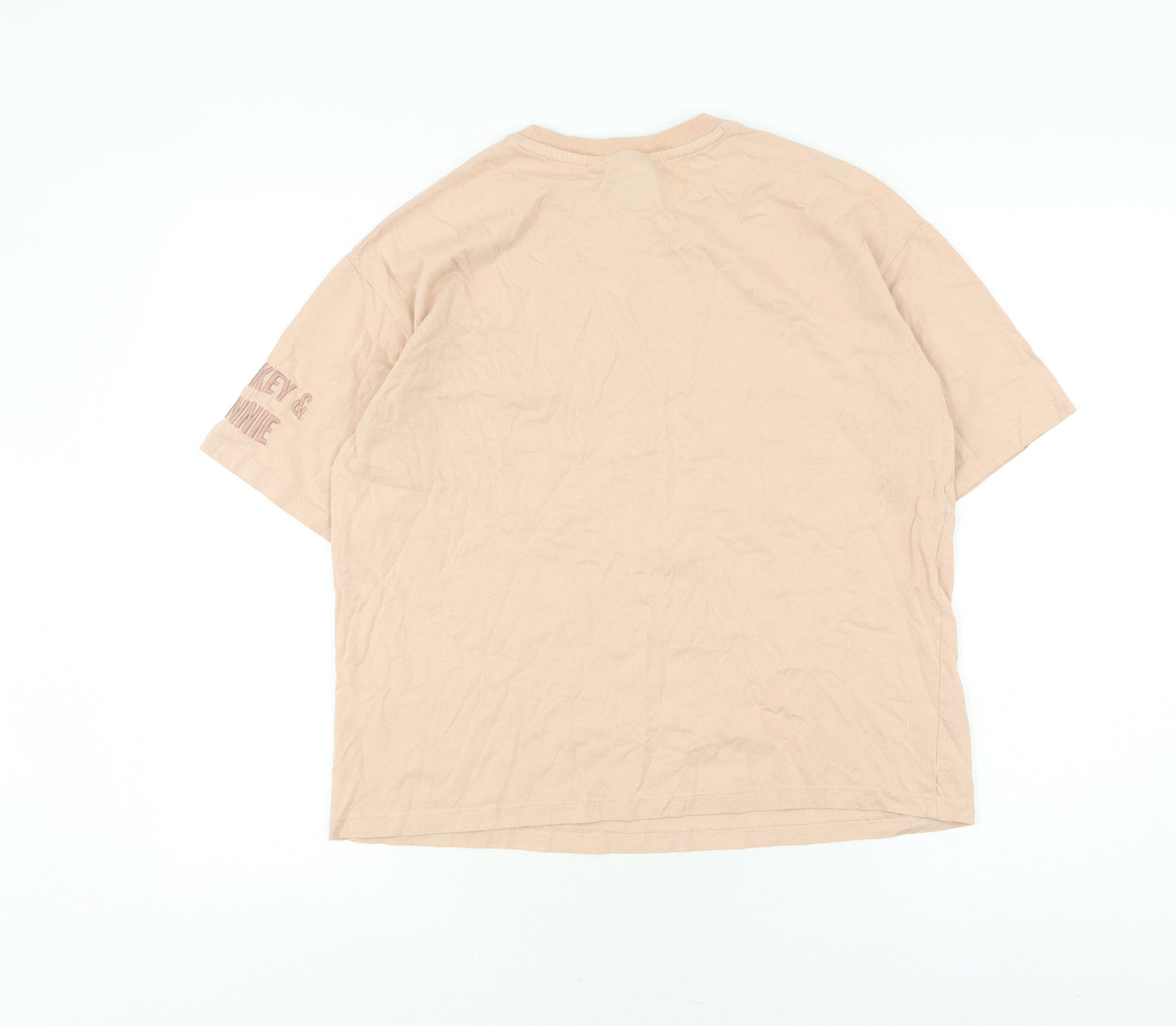 Disney Women's XS Beige Cartoon T-Shirt