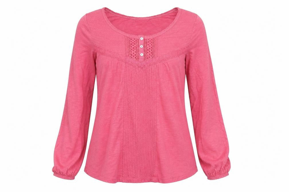 Monsoon Women's Pink Basic Blouse Size 8