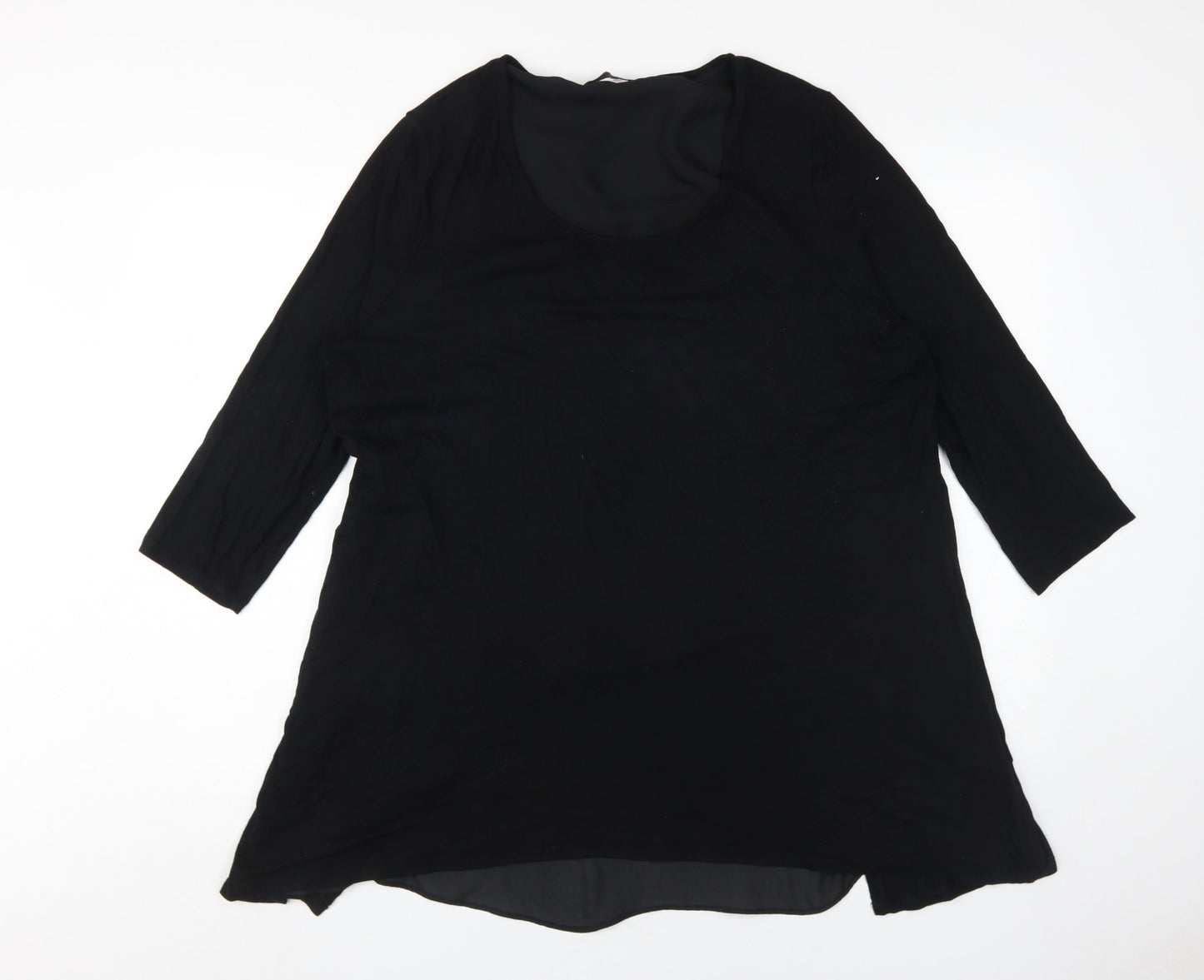 Marks and Spencer Black Women's 3/4 Sleeve Dress Size 18