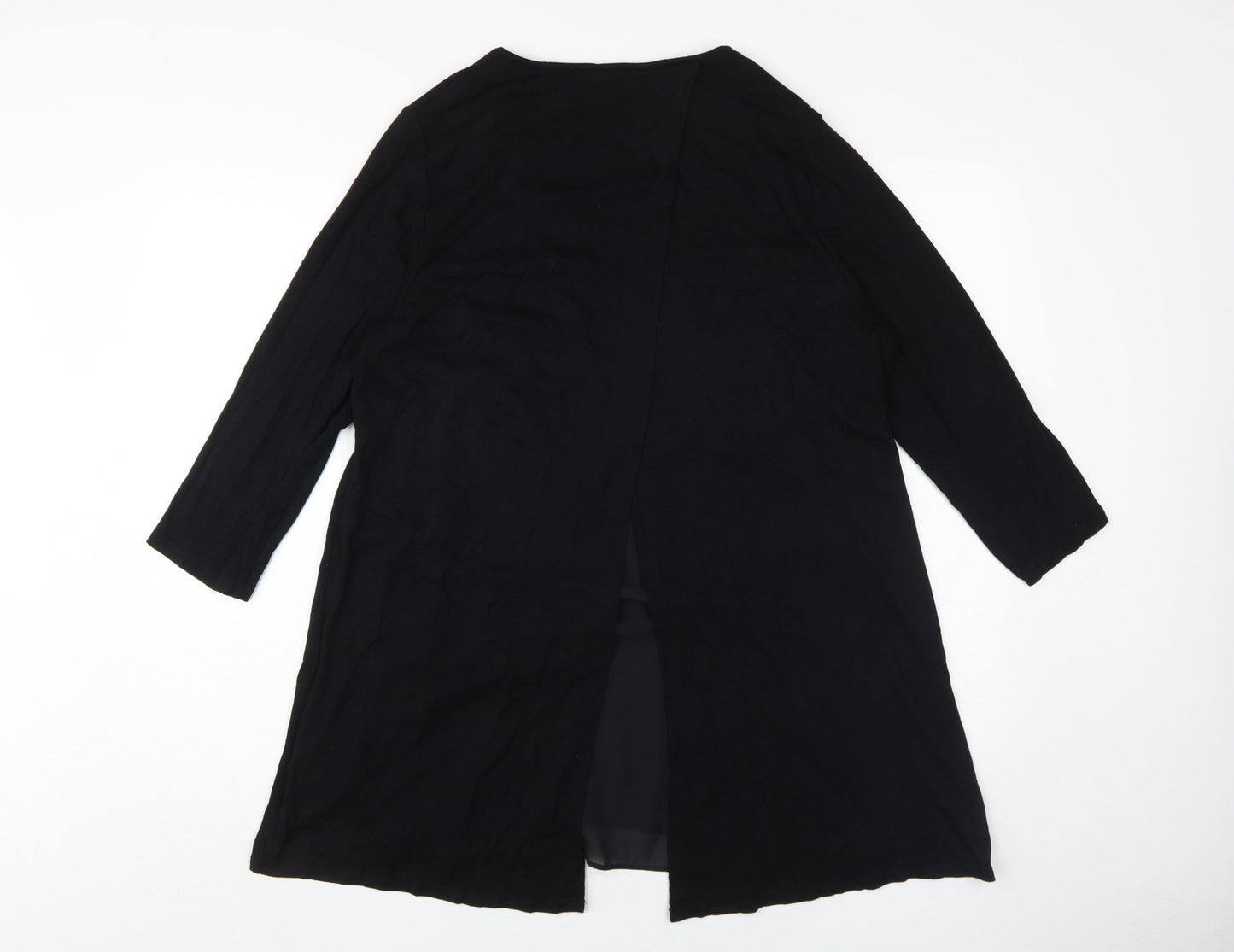 Marks and Spencer Black Women's 3/4 Sleeve Dress Size 18