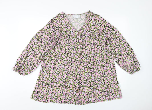 ASOS Women's Multicoloured Floral Dress Size 8