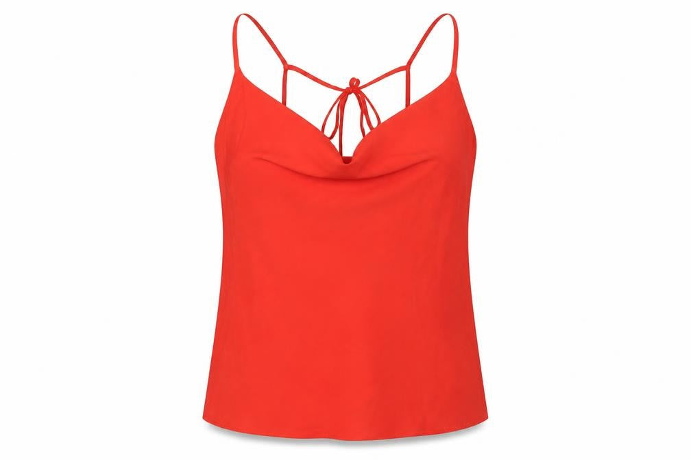 Topshop Women's Red Camisole Blouse Size 12