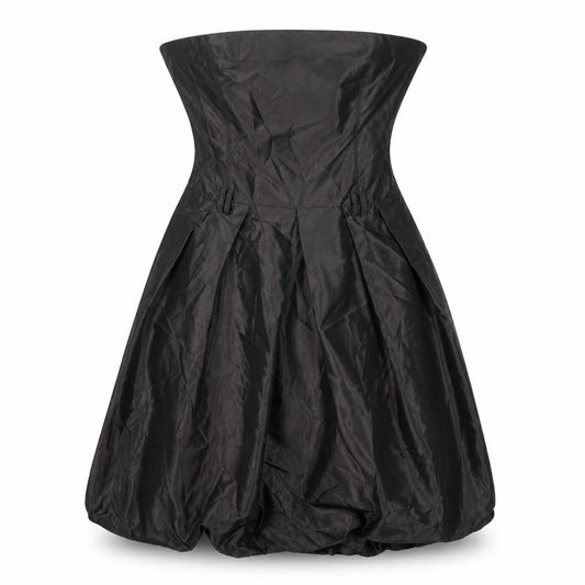 Zara Basic Women's Brown Bubble Hem Party Dress S