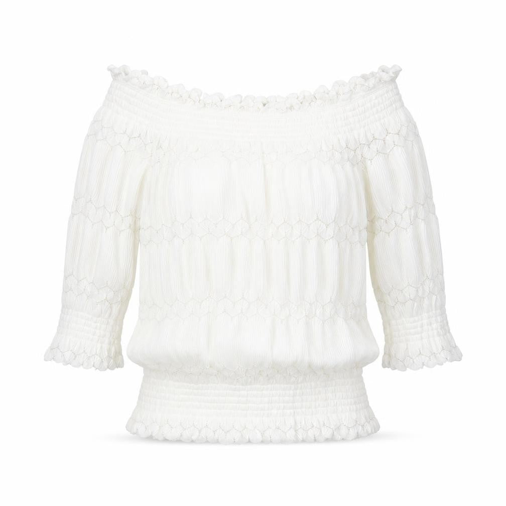 River Island Women's White Off Shoulder Blouse