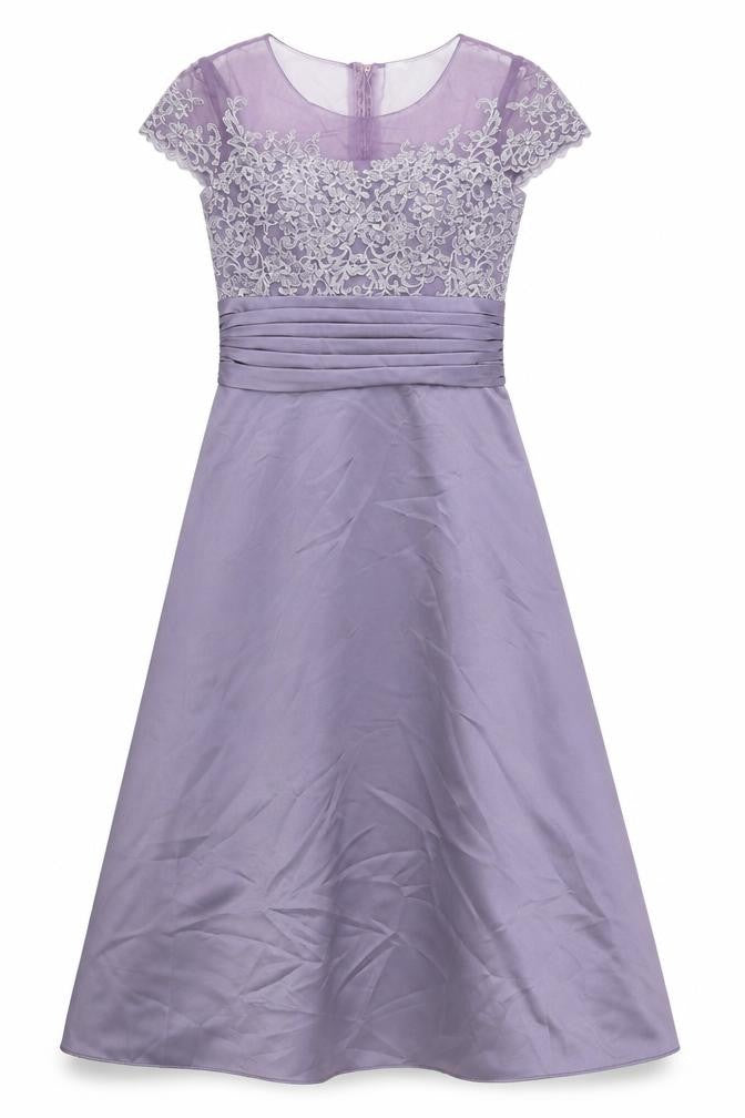 Mark Lesley Women's Formal Purple A-Line Dress 12