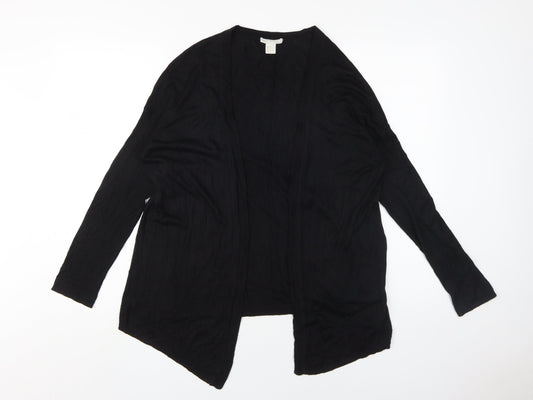 H&M Women's Black Cardigan Size 8 Long Sleeve