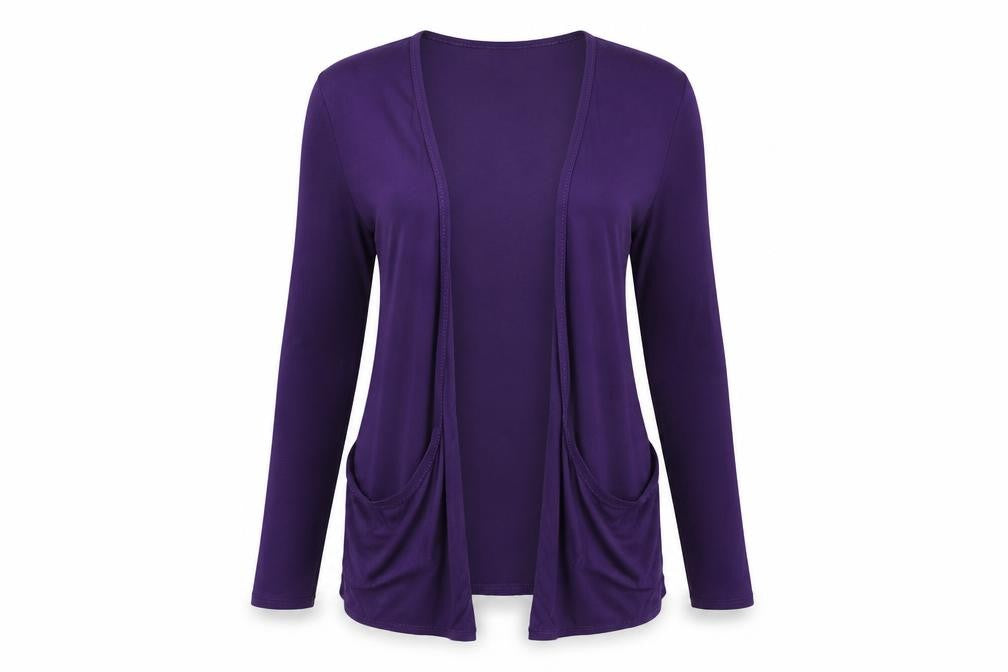 QED London Women's Purple Cardigan - Size M