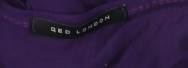 QED London Women's Purple Cardigan - Size M