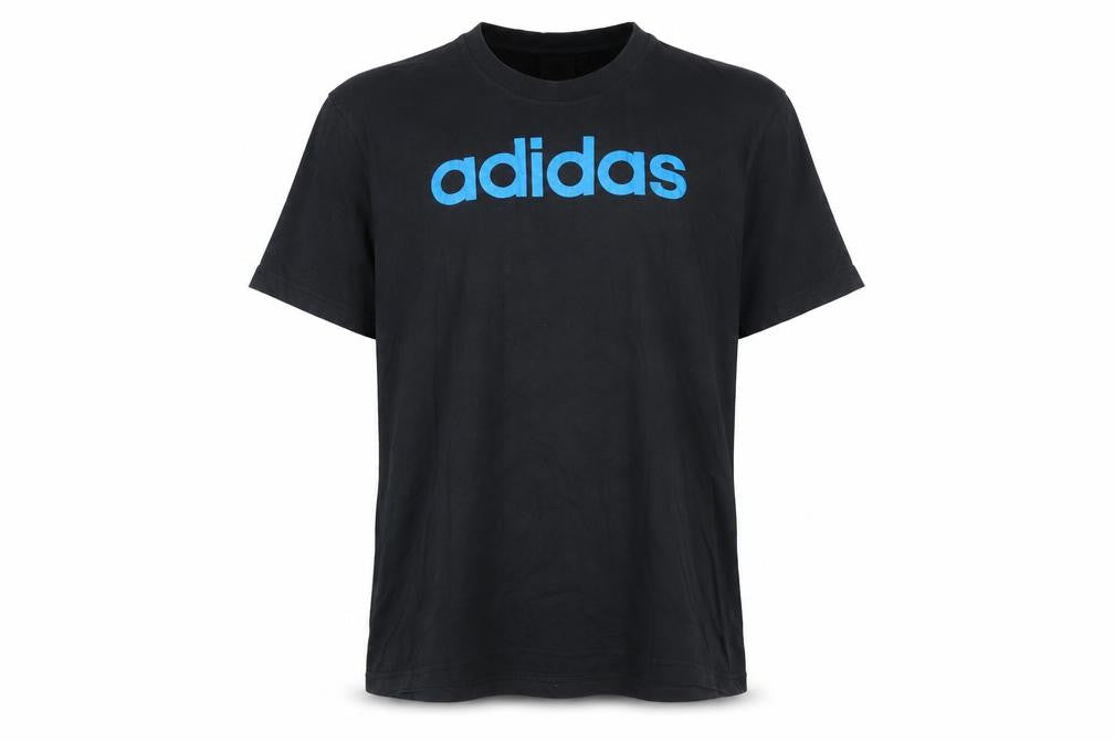 Adidas Men's Black Logo T-Shirt, Size L - Iconic Style!