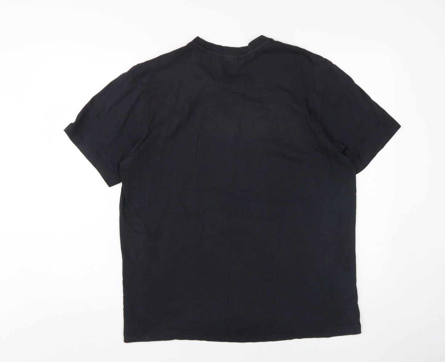 Adidas Men's Black Logo T-Shirt, Size L - Iconic Style!