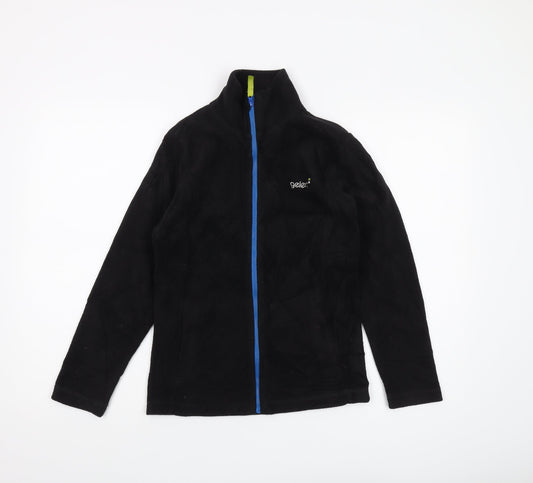 Gelert Boys Black Fleece Jacket 11-12 Years Full Zip