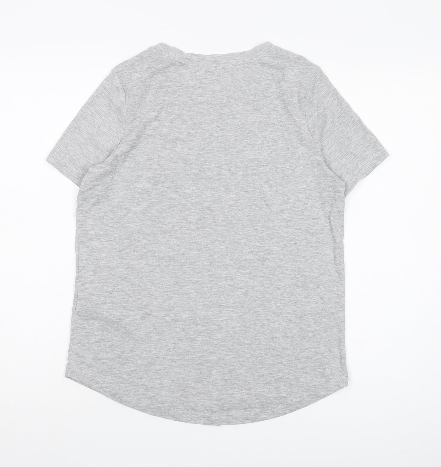 Oasis Women's Grey XS Basic Crew Neck T-Shirt