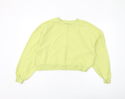 Pull & Bear Women’s M Green Pullover Sweatshirt